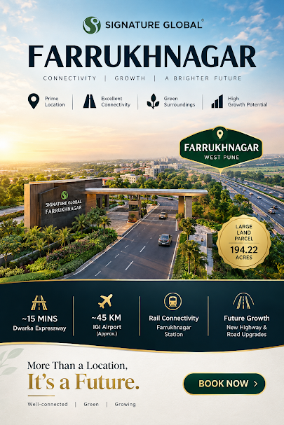 Signature Global Farrukhnagar location - Farrukhnagar–Wazirpur Road, Gurgaon West